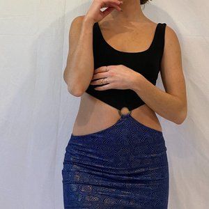 O-ring mini dress